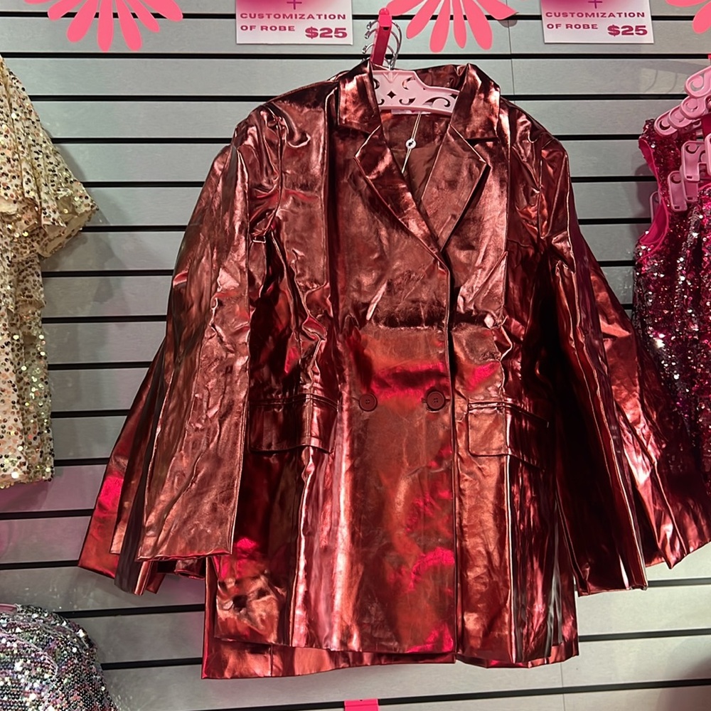 BuddyLove Avery Bronze Metallic Blazer - Picture 4 of 4